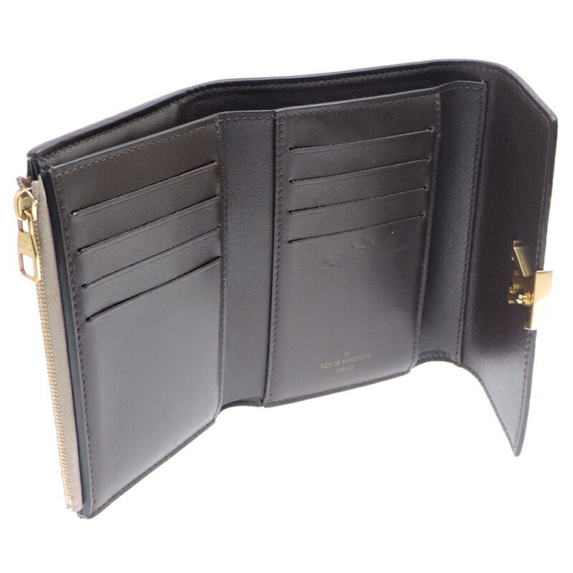Louis Vuitton Louis Vuitton Portefeuille Capucines Compact Women's Bi-fold Wallet M62159 Taurillon Galle (Gray) Size ONE SIZE - 5 Thumbnail