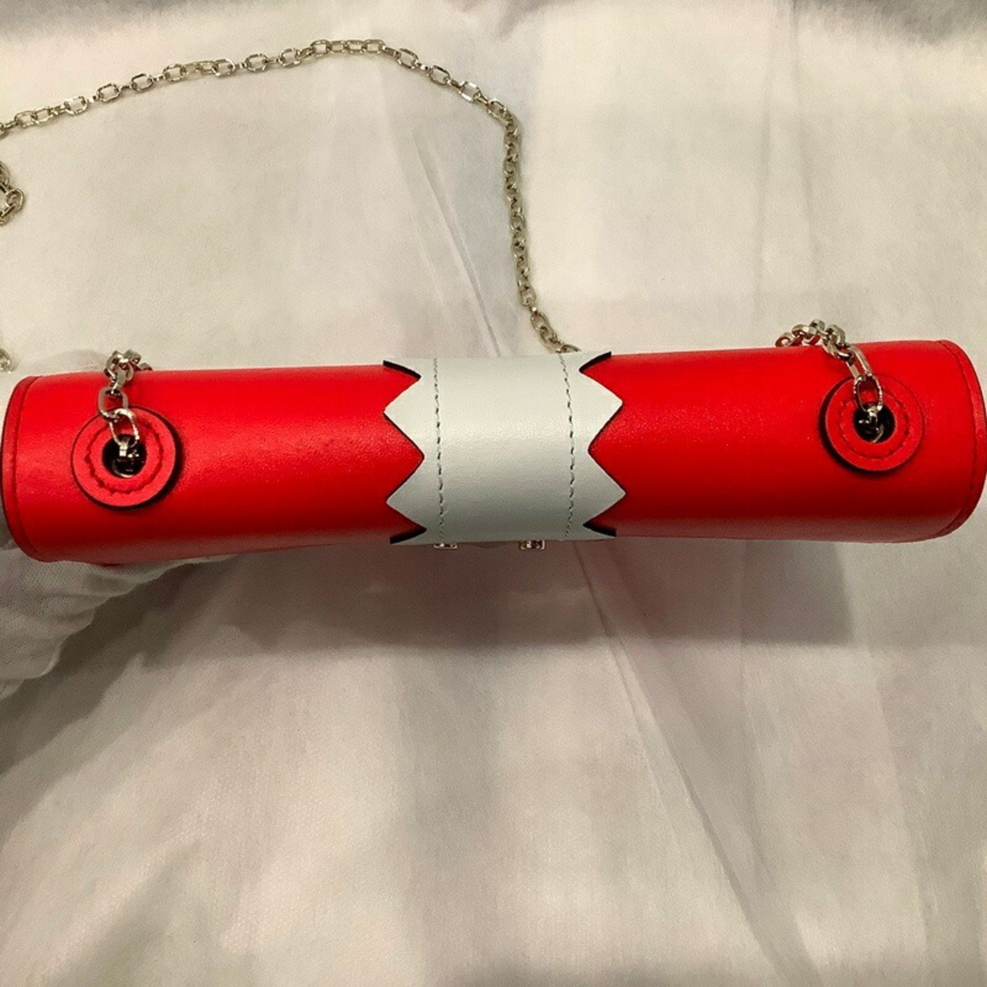 Emporio Armani EMPORIO ARMANI Chain Shoulder Bag Mini Pochette Red JA-20885 Size ONE SIZE - 5 Thumbnail