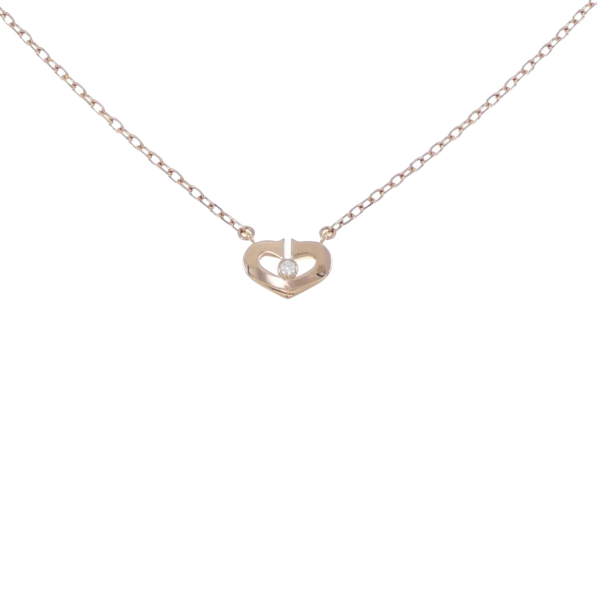 Cartier Cartier C heart necklace Size ONE SIZE - 2 Thumbnail