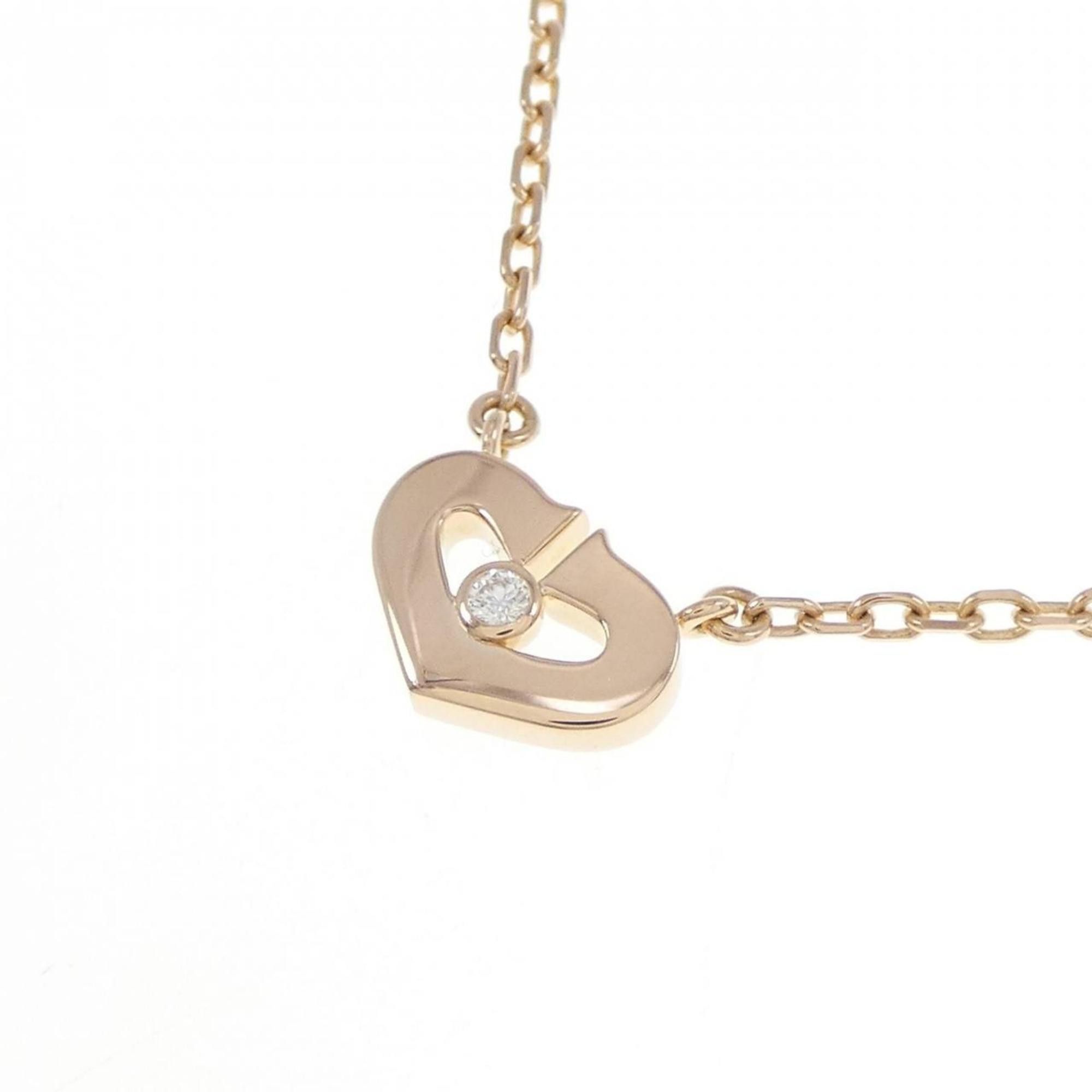 Cartier Cartier C heart necklace Size ONE SIZE - 3 Thumbnail