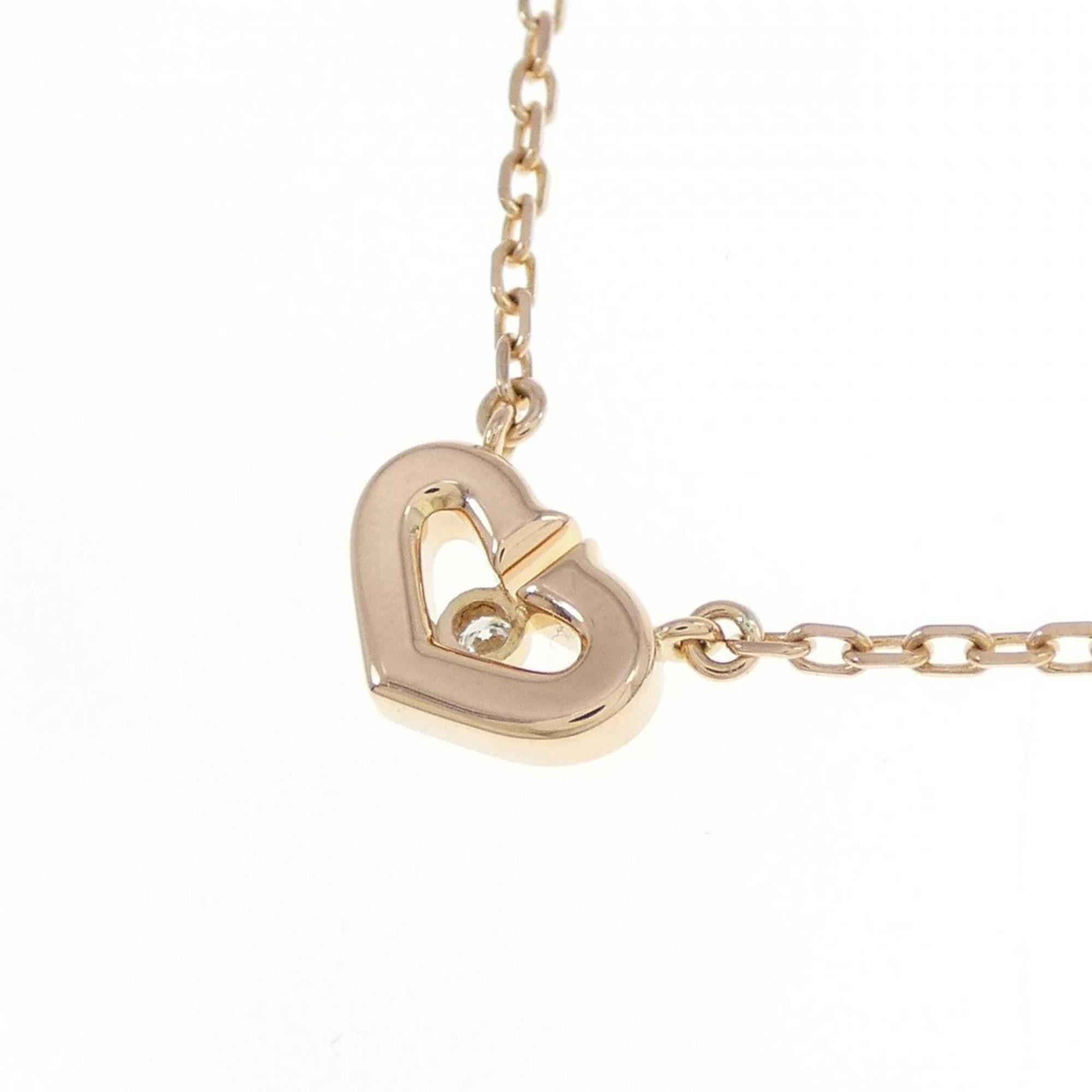 Cartier Cartier C heart necklace Size ONE SIZE - 4 Thumbnail