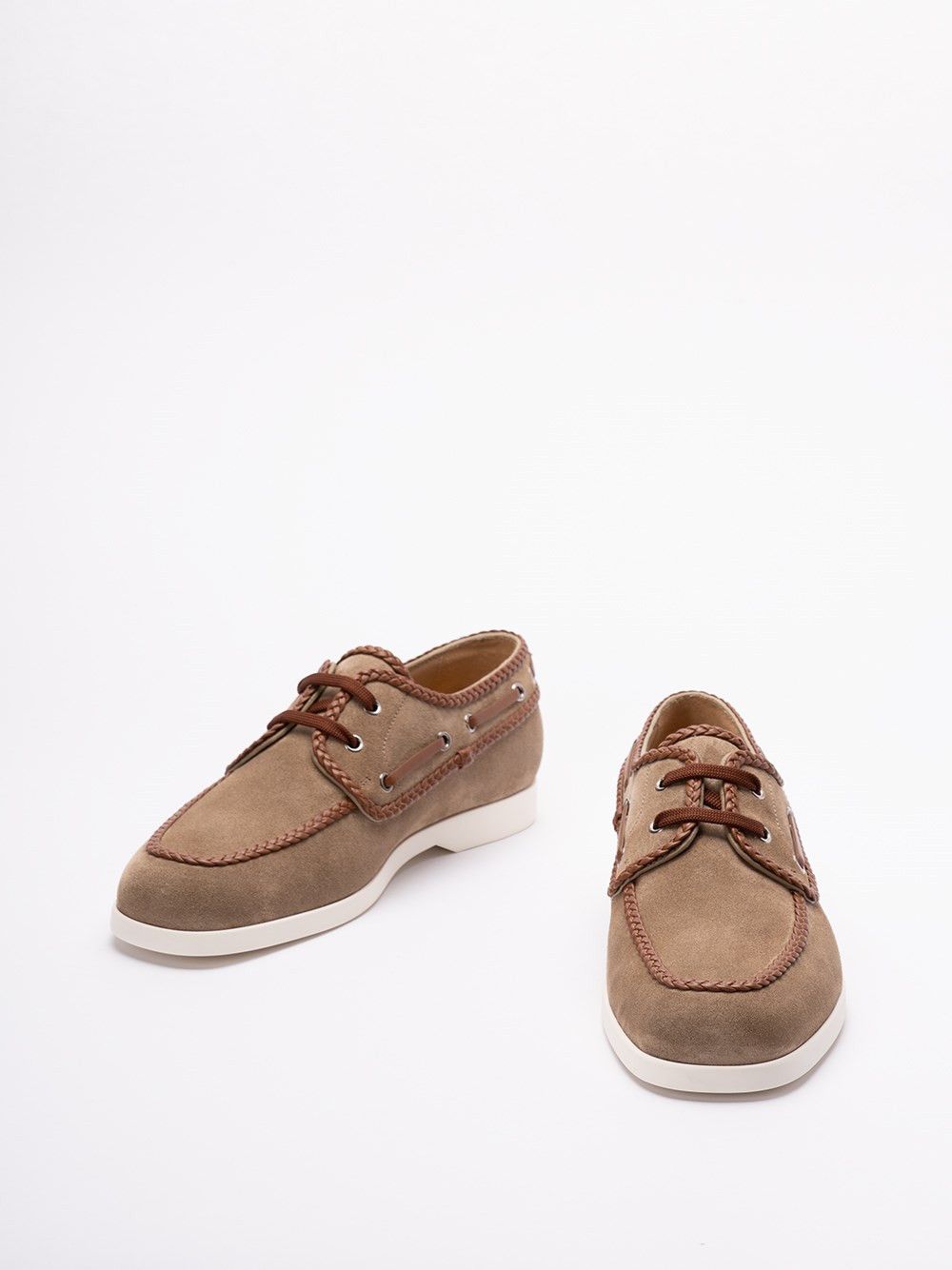 Valentino `Boat Shoe` Lace-Up Shoes Size US 7 / EU 40 - 2 Thumbnail