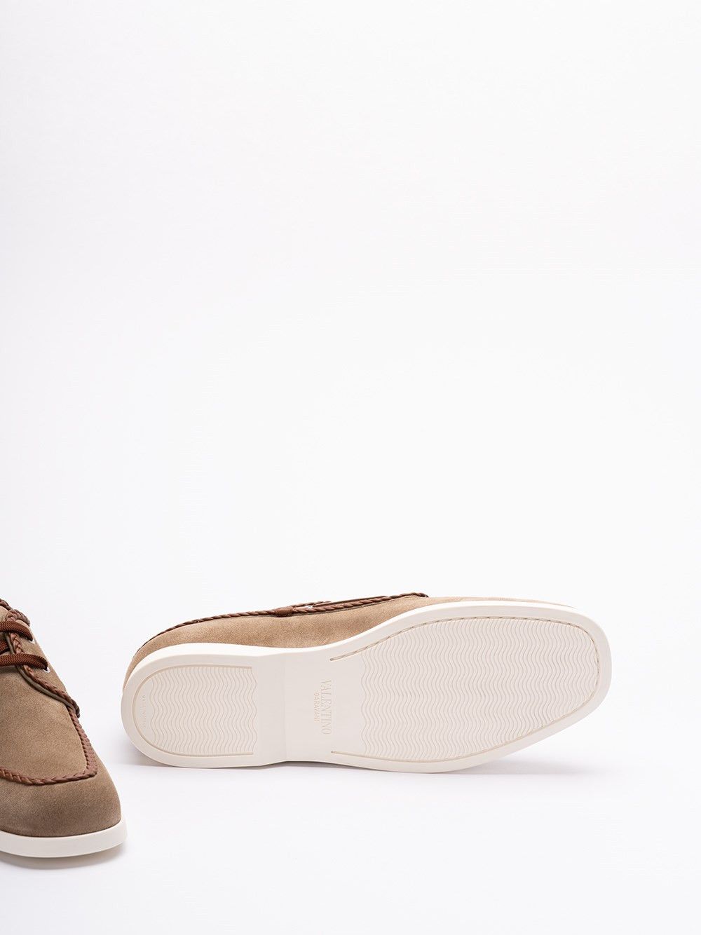 Valentino `Boat Shoe` Lace-Up Shoes Size US 7 / EU 40 - 4 Thumbnail