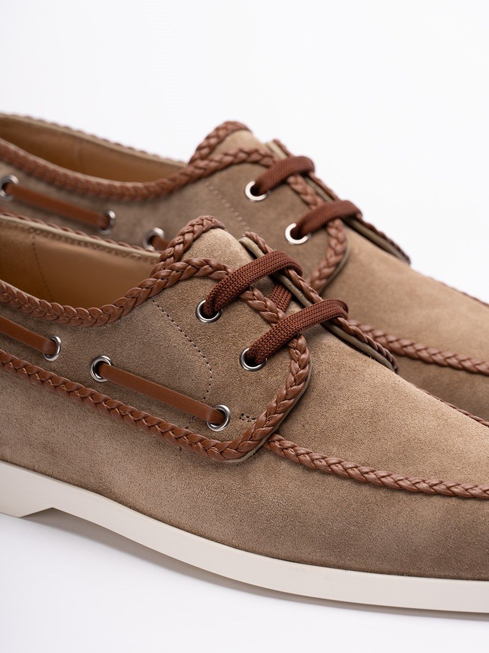 Valentino `Boat Shoe` Lace-Up Shoes Size US 7 / EU 40 - 5 Thumbnail