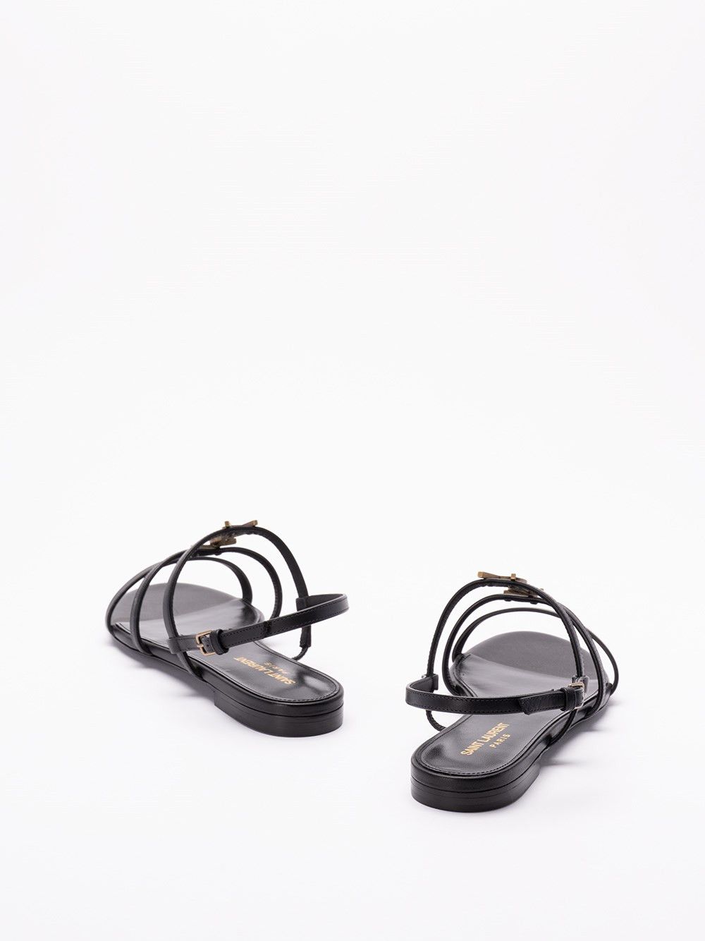 Saint Laurent Paris `New Cassandra` Flat Sandals Size US 8 / IT 38 - 3 Thumbnail