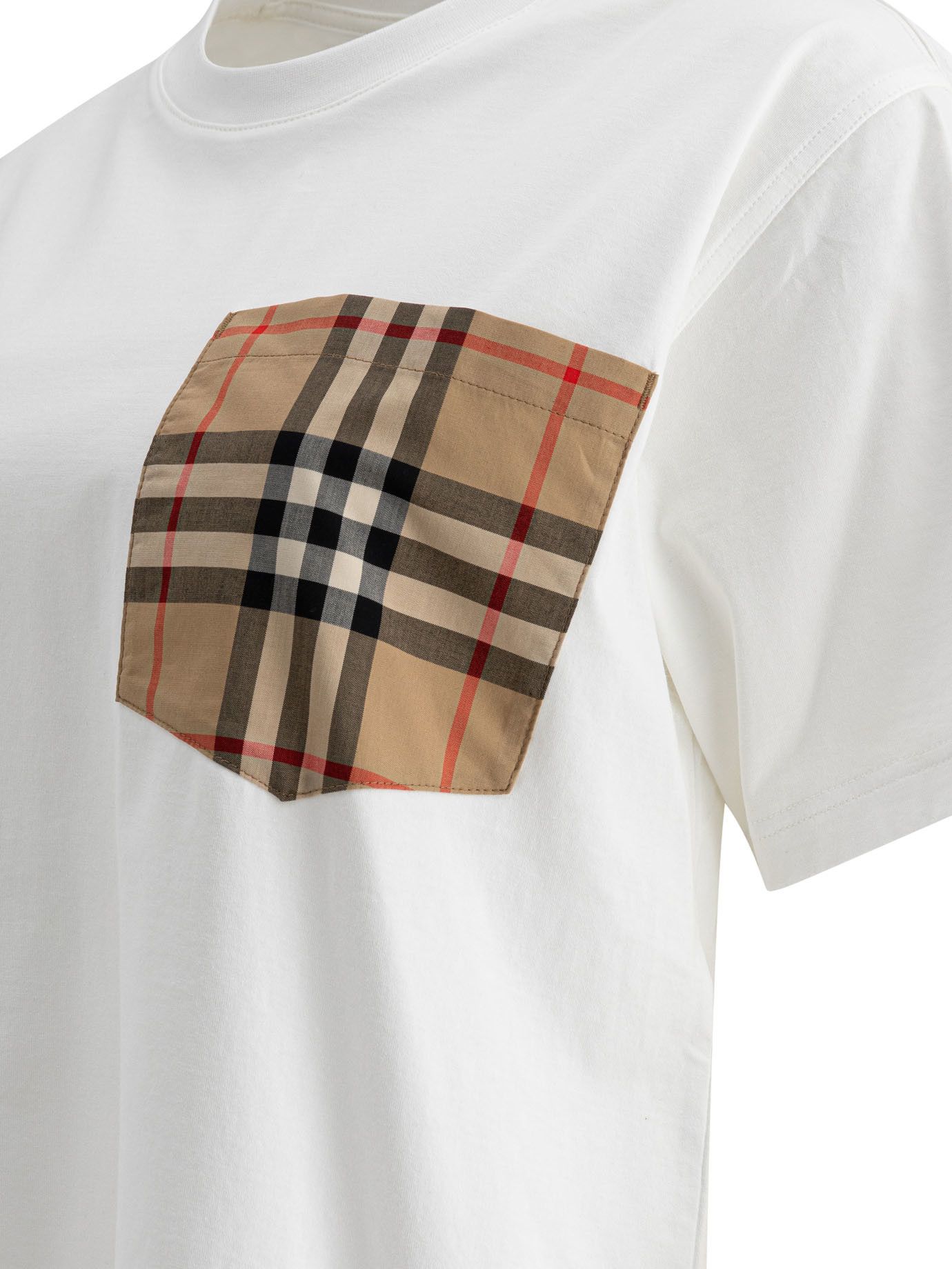 Burberry Cotton Crew Neck T-Shirt Size XS / US 0-2 / IT 36-38 - 4 Thumbnail