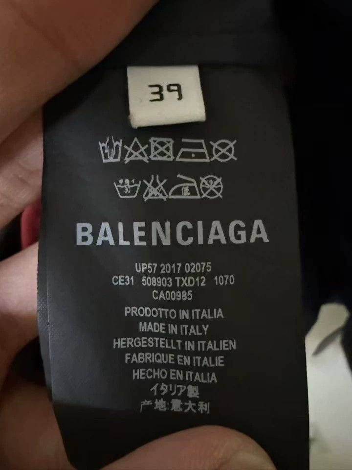 Balenciaga Balenciaga Black Red Color Block Jacket Size US XXL / EU 58 / 5 - 4 Thumbnail