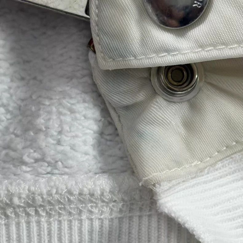 Dior Dior Sacai White Sweatshirt Size XS Size US XS / EU 42 / 0 - 6 Thumbnail