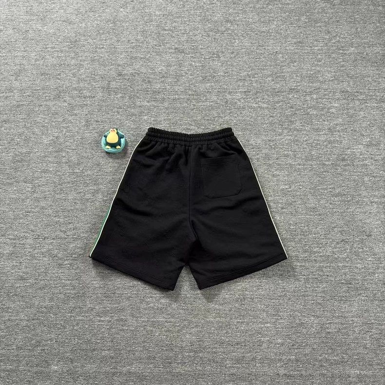 Gucci Gucci Black Printed Shorts with Colorful Stripes Size US 26 / EU 42 - 2 Thumbnail