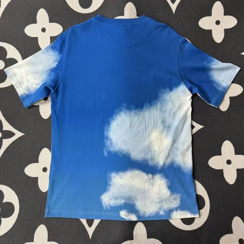 Louis Vuitton Blue Sky and White Clouds Short Sleeve Shirt Size US XXL / EU 58 / 5 - 2 Thumbnail
