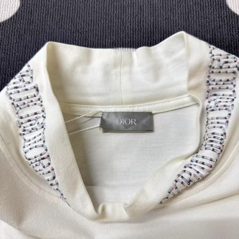 Dior Dior Embroidered Bee Stand Collar Short Sleeve Size US M / EU 48-50 / 2 - 6 Thumbnail