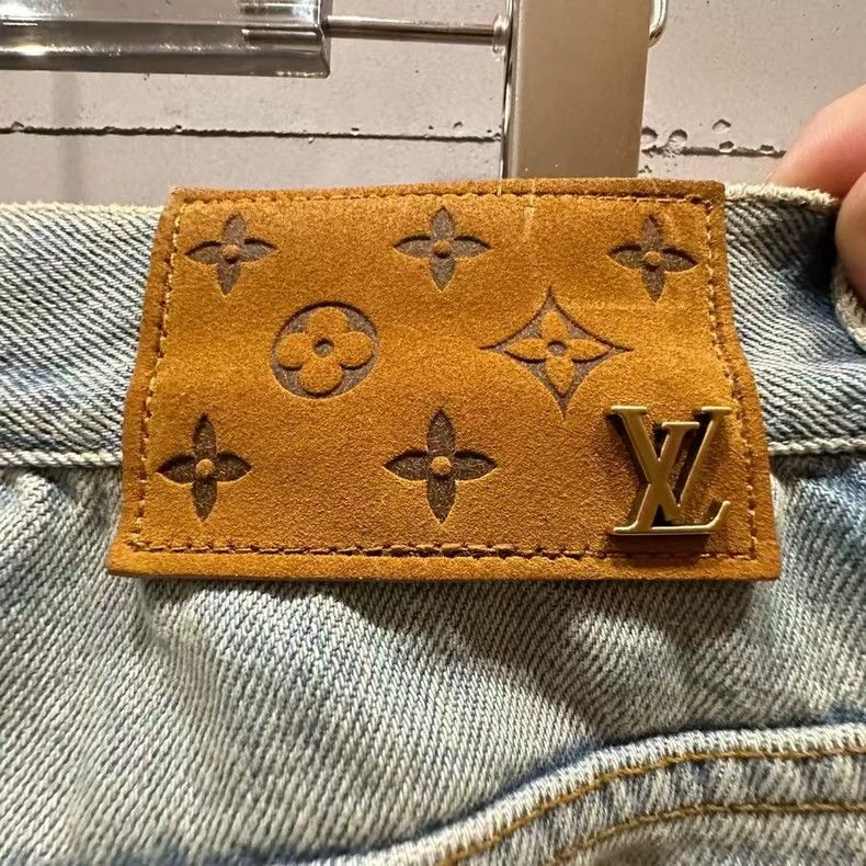 Louis Vuitton Louis Vuitton Vintage Distressed Denim Pants Size US 32 / EU 48 - 3 Thumbnail
