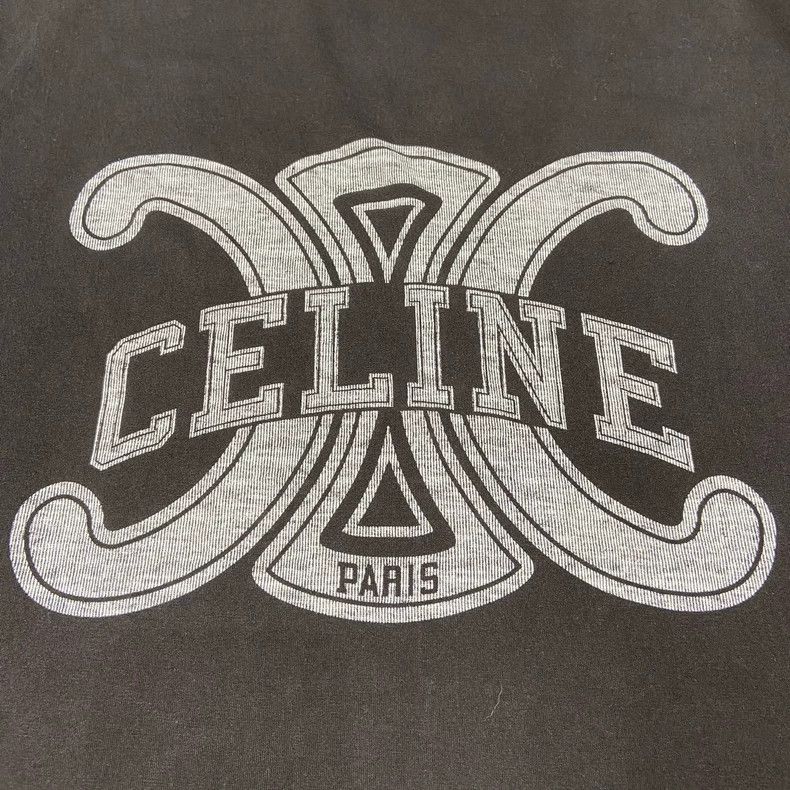 Celine Celine Black Short Sleeve Logo T-shirt Size US S / EU 44-46 / 1 - 7 Thumbnail