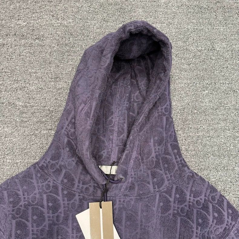 Dior DIOR Blue Purple Towel Hoodie Sweatshirt Size US XS / EU 42 / 0 - 4 Thumbnail