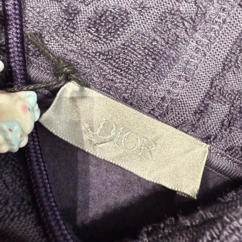 Dior DIOR Blue Purple Towel Hoodie Sweatshirt Size US XS / EU 42 / 0 - 8 Thumbnail