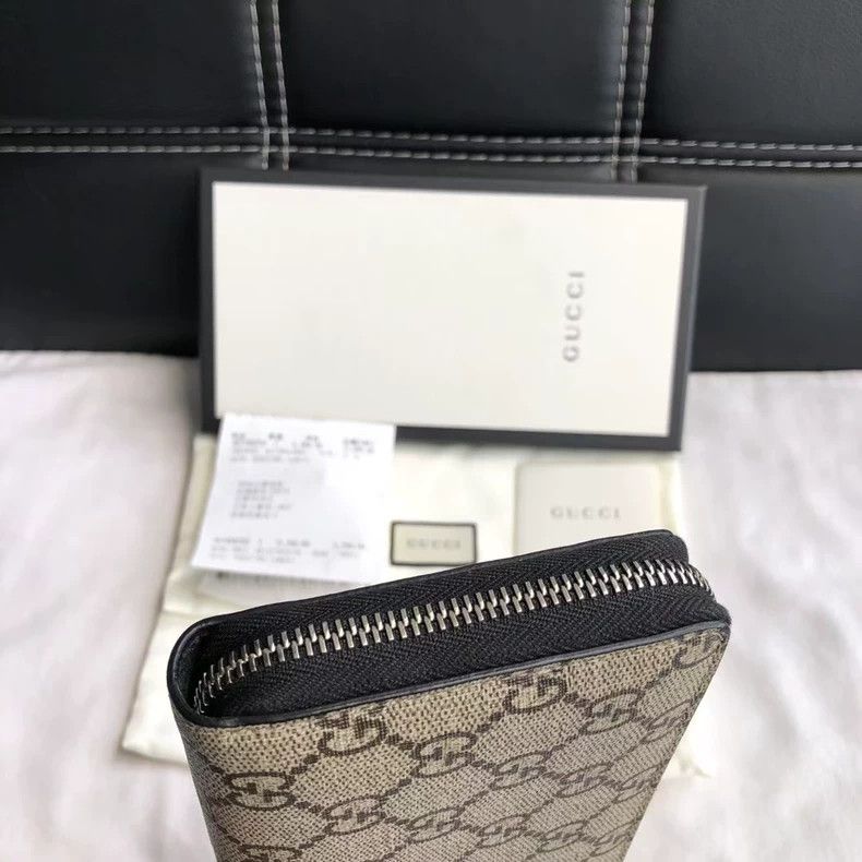 Gucci GUCCI Bee Print Long Zip Wallet Size ONE SIZE - 3 Thumbnail