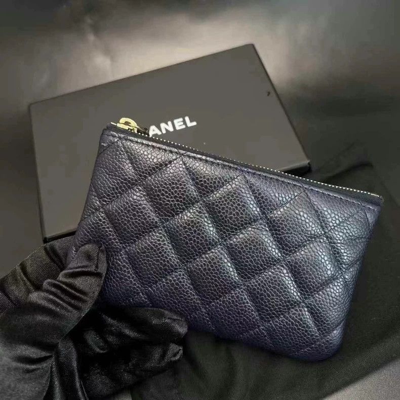 Chanel Chanel Navy Blue Coin Purse Size ONE SIZE - 2 Thumbnail