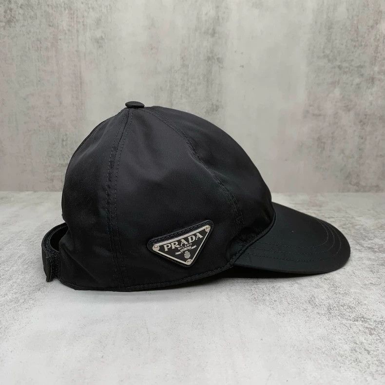 Prada Prada Black Baseball Cap with Dust Bag Size ONE SIZE - 6 Thumbnail