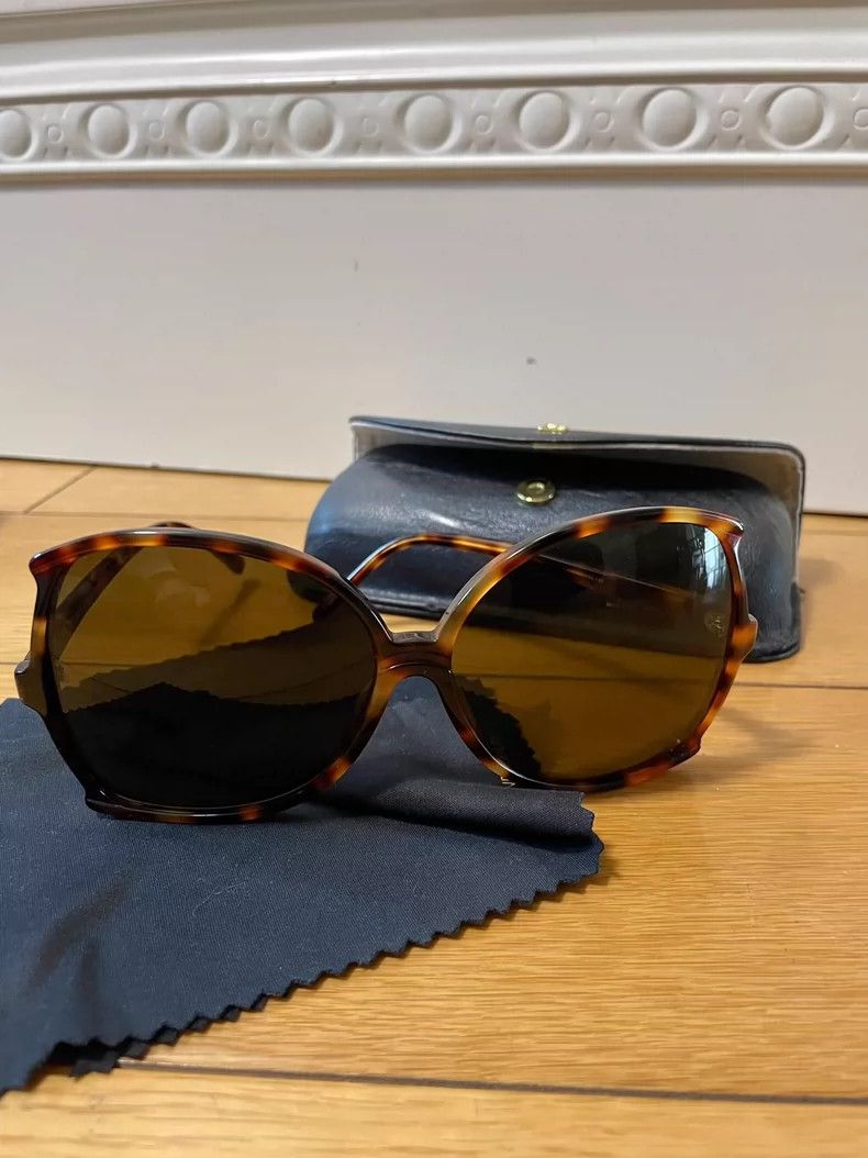 Gentle Monster Linda Farrow Tortoiseshell Sunglasses with Case Size ONE SIZE - 6 Thumbnail