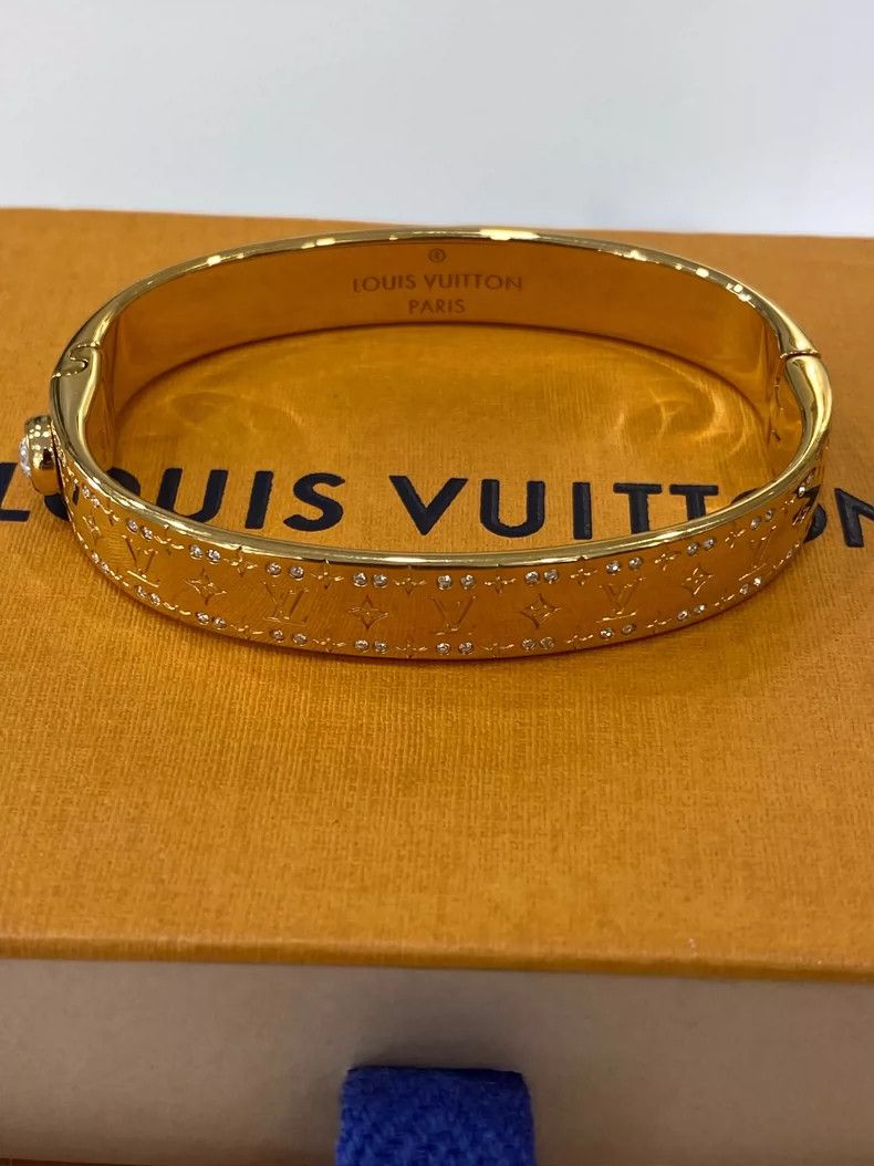 Louis Vuitton Louis Vuitton Gold Crystal Bracelet for Couples Size ONE SIZE - 2 Thumbnail