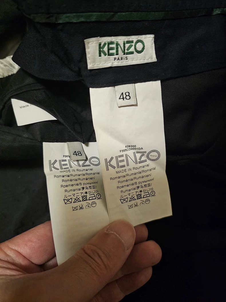 Kenzo Kenzo Men's Wool Suit Black Color Size US M / EU 48-50 / 2 - 7 Thumbnail