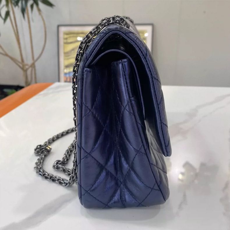 Chanel Chanel 2.55 Blue Shoulder Bag Size ONE SIZE - 4 Thumbnail