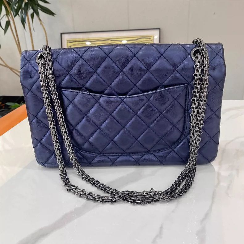 Chanel Chanel 2.55 Blue Shoulder Bag Size ONE SIZE - 2 Thumbnail