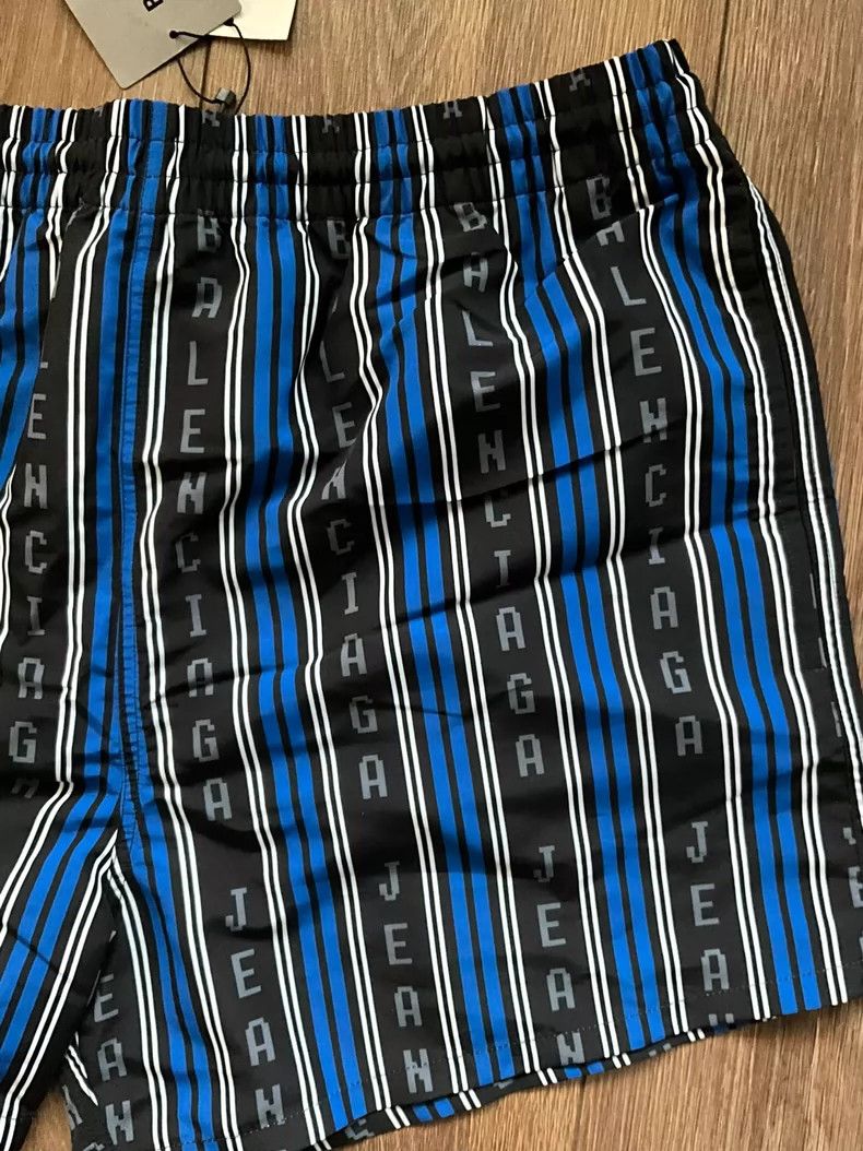 Balenciaga Balenciaga Men's Printed Striped Shorts Size US 32 / EU 48 - 3 Thumbnail