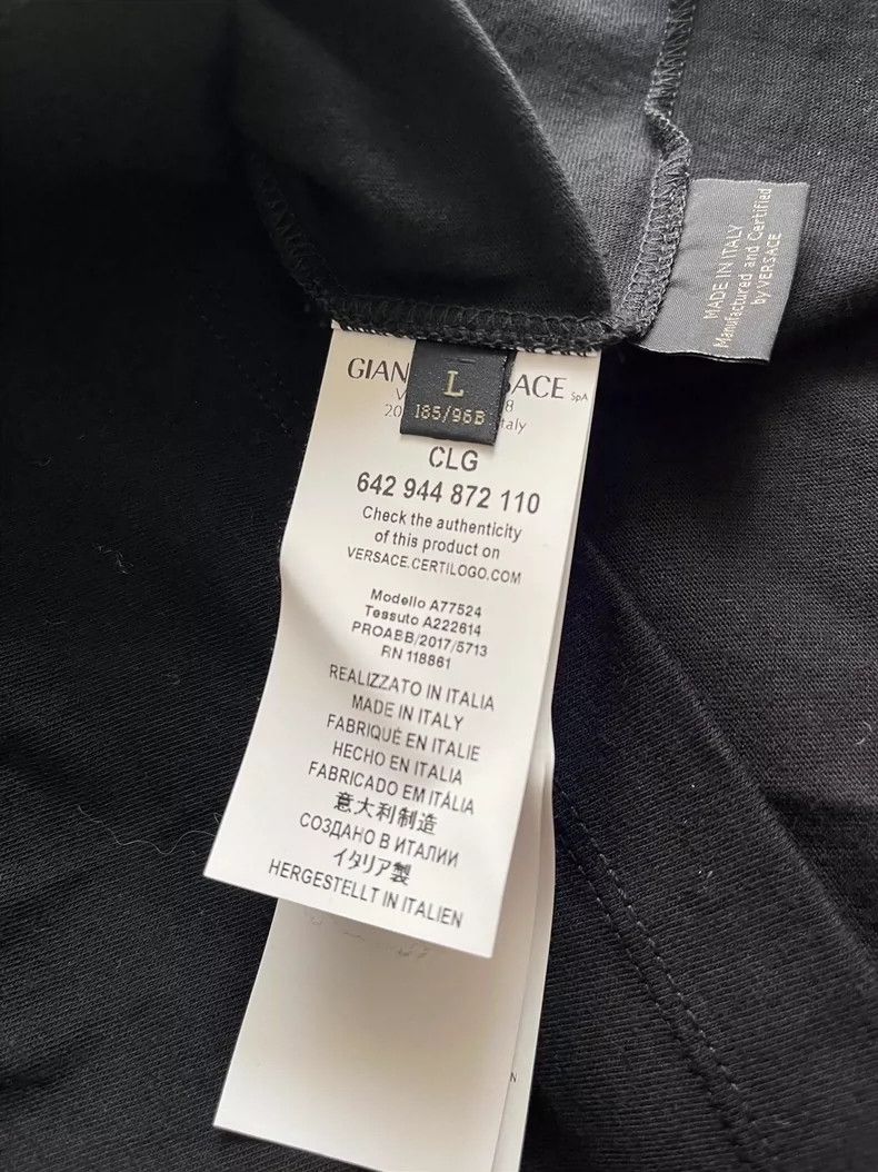 Versace Versace Medusa Embroidered Short Sleeve T-shirt Size US L / EU 52-54 / 3 - 5 Thumbnail