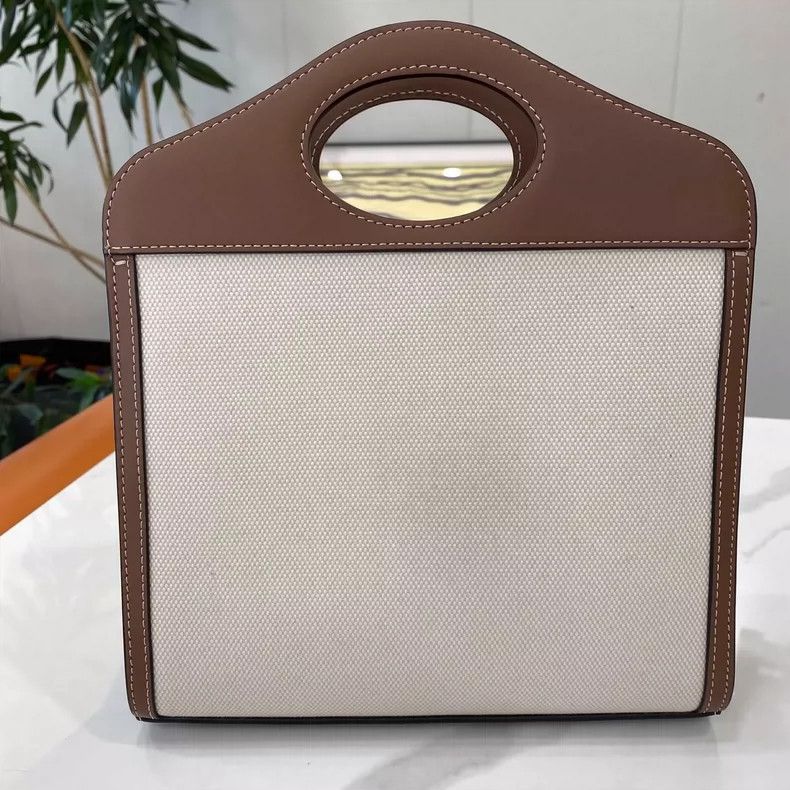 Burberry Burberry Pocket Bag Canvas Messenger Bag Size ONE SIZE - 2 Thumbnail