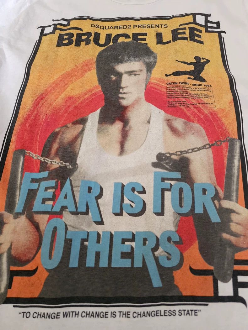Dsquared2 Bruce Lee Graphic Short Sleeve T-Shirt Size US M / EU 48-50 / 2 - 2 Thumbnail