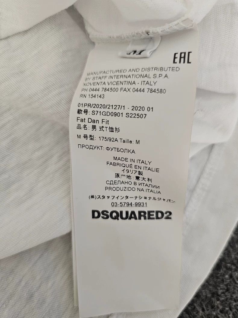 Dsquared2 Bruce Lee Graphic Short Sleeve T-Shirt Size US M / EU 48-50 / 2 - 6 Thumbnail