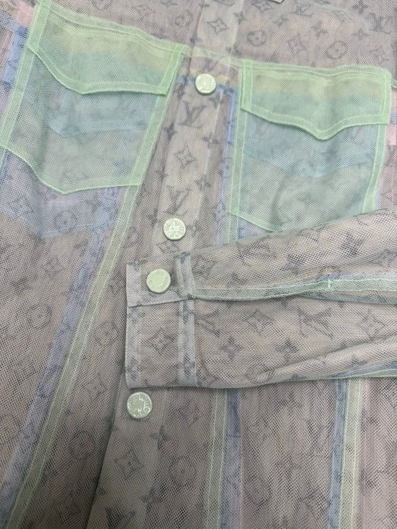 Louis Vuitton Louis Vuitton Sheer Macaron Denim Jacket Size US L / EU 52-54 / 3 - 5 Thumbnail