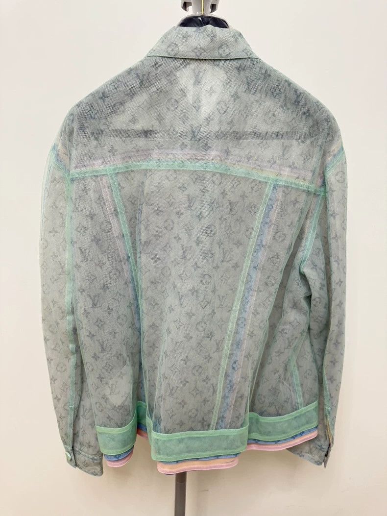 Louis Vuitton Louis Vuitton Sheer Macaron Denim Jacket Size US L / EU 52-54 / 3 - 2 Thumbnail