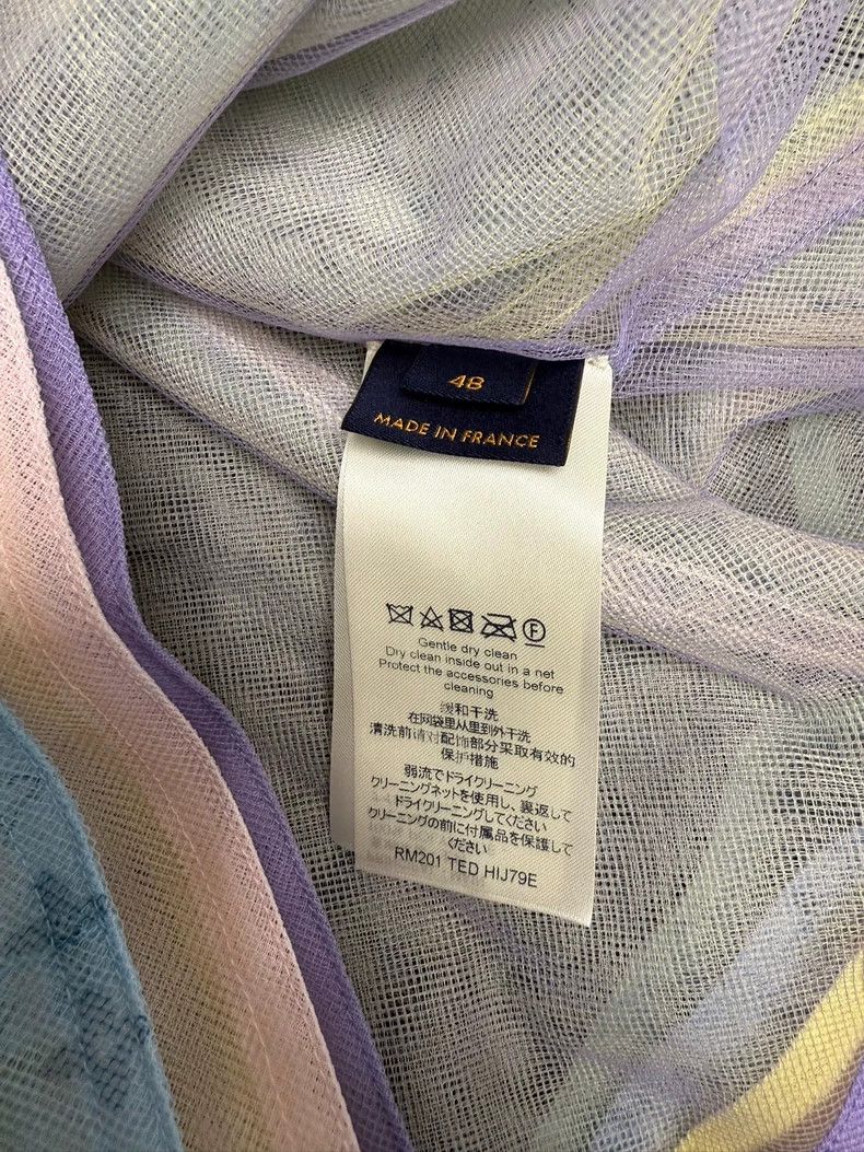Louis Vuitton Louis Vuitton Sheer Macaron Denim Jacket Size US L / EU 52-54 / 3 - 7 Thumbnail