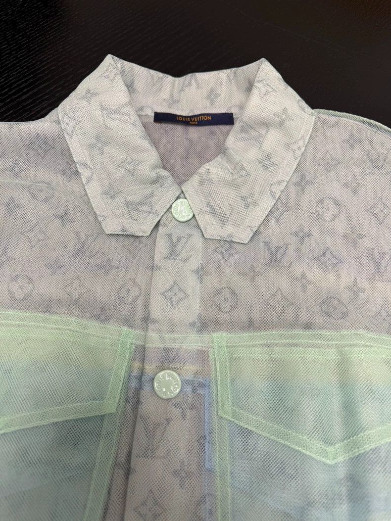 Louis Vuitton Louis Vuitton Sheer Macaron Denim Jacket Size US L / EU 52-54 / 3 - 3 Thumbnail