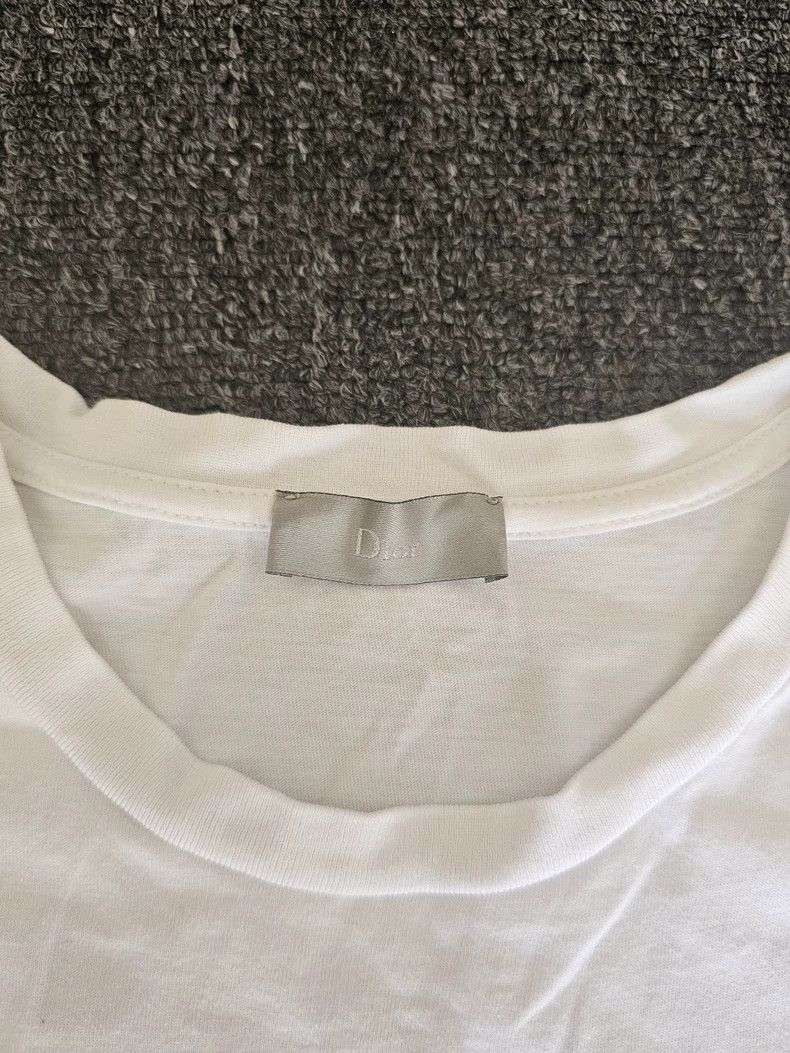 Dior Dior Men's Oversized White T-Shirt Size US L / EU 52-54 / 3 - 3 Thumbnail