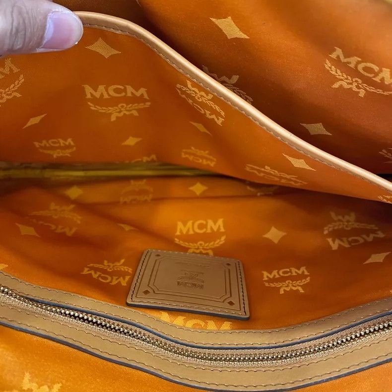 MCM MCM Cognac Color Computer Bag Size ONE SIZE - 8 Thumbnail