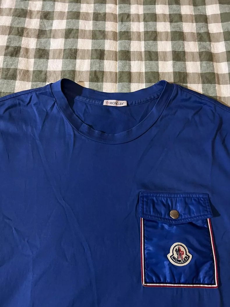 Moncler Classic Moncler Short Sleeve T-Shirt with Pocket Size US L / EU 52-54 / 3 - 2 Thumbnail
