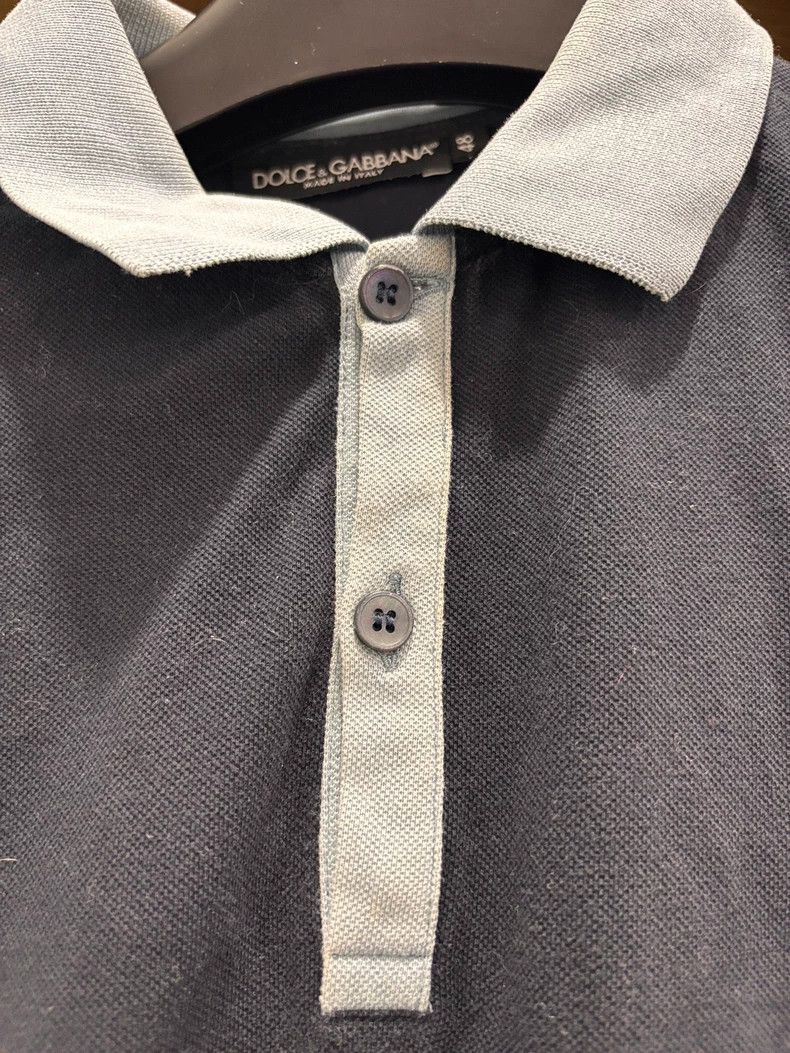 Dolce & Gabbana DG Short Sleeve Polo with Faded Collar Size US L / EU 52-54 / 3 - 4 Thumbnail