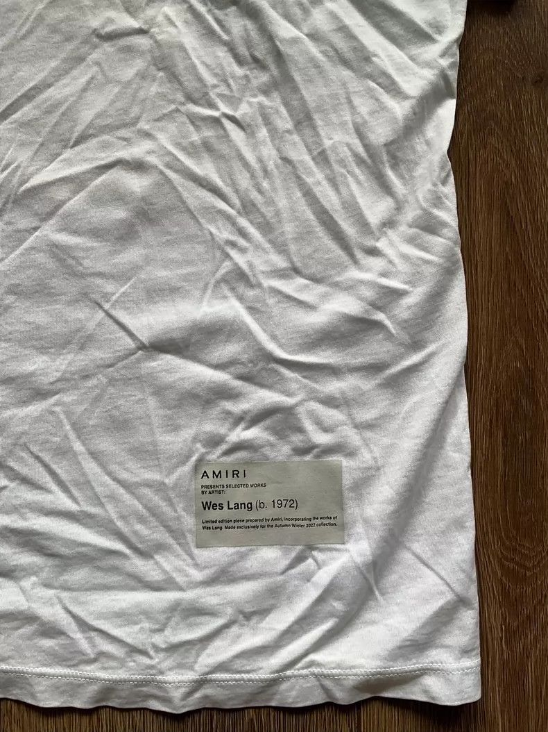 Amiri Amiri Wes Lang Short Sleeve T-shirt Size US L / EU 52-54 / 3 - 4 Thumbnail