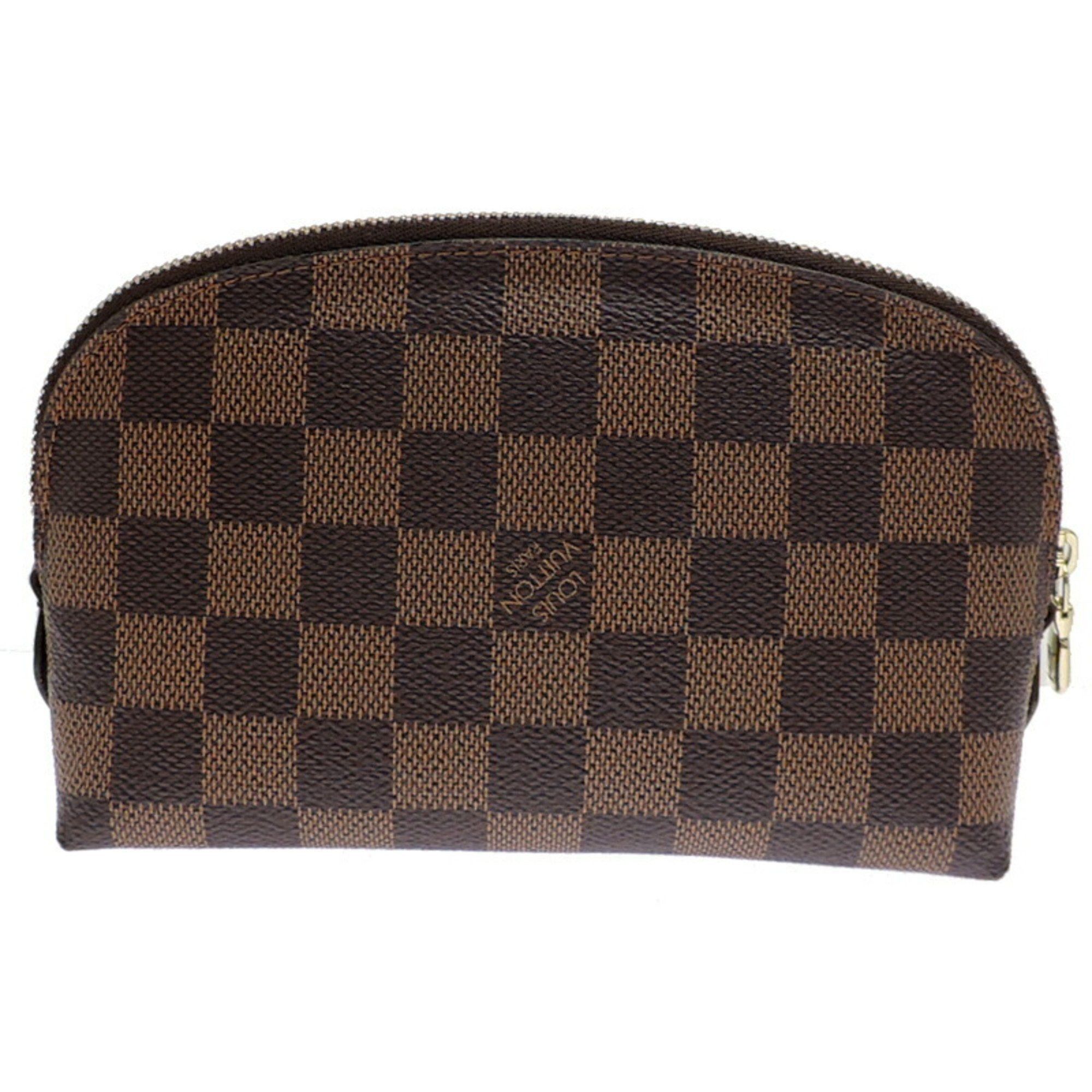 Louis Vuitton Louis Vuitton Pochette Tick PM Women's Pouch N47516 Damier Ebene (Brown) Size ONE SIZE - 2 Thumbnail