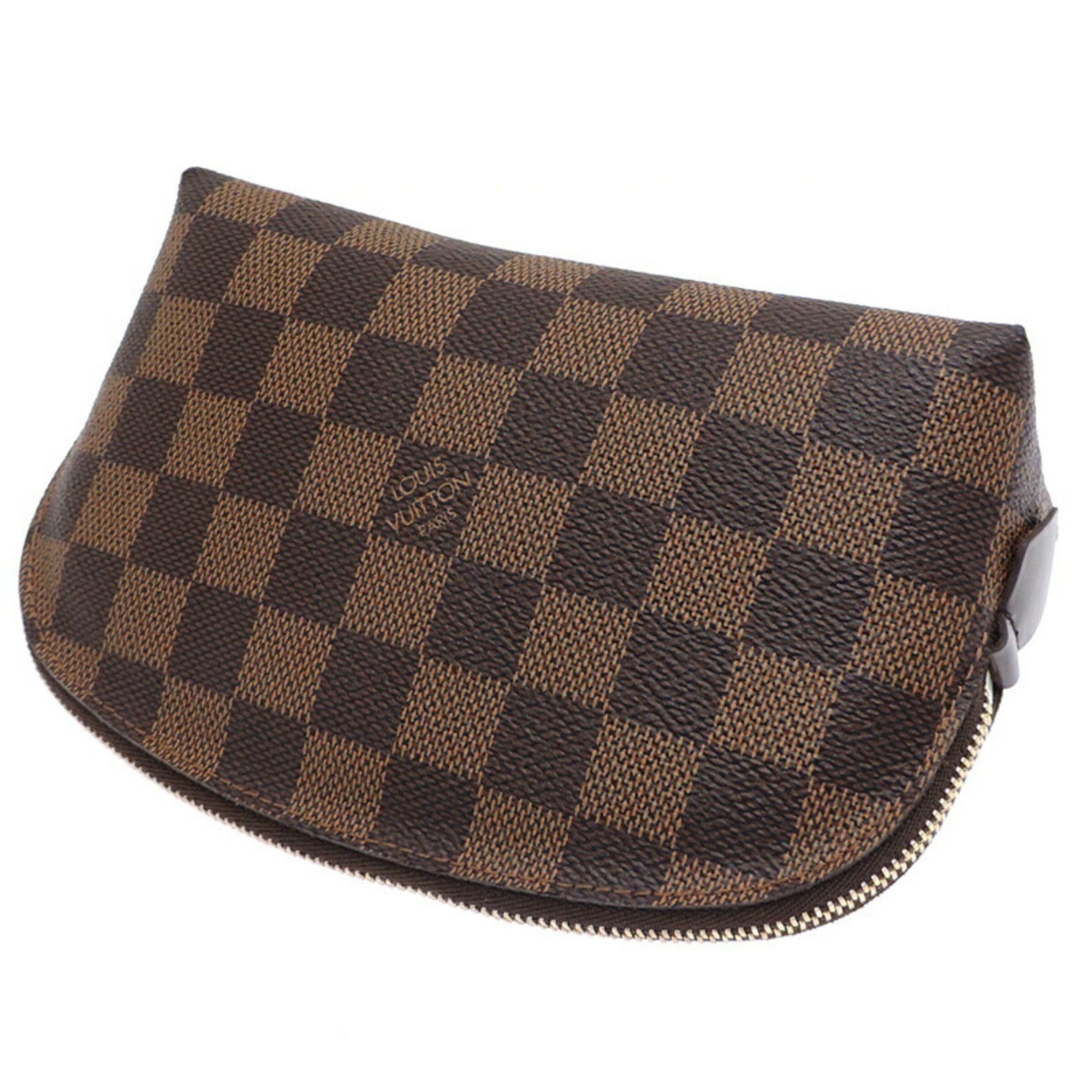 Louis Vuitton Louis Vuitton Pochette Tick PM Women's Pouch N47516 Damier Ebene (Brown) Size ONE SIZE - 4 Thumbnail