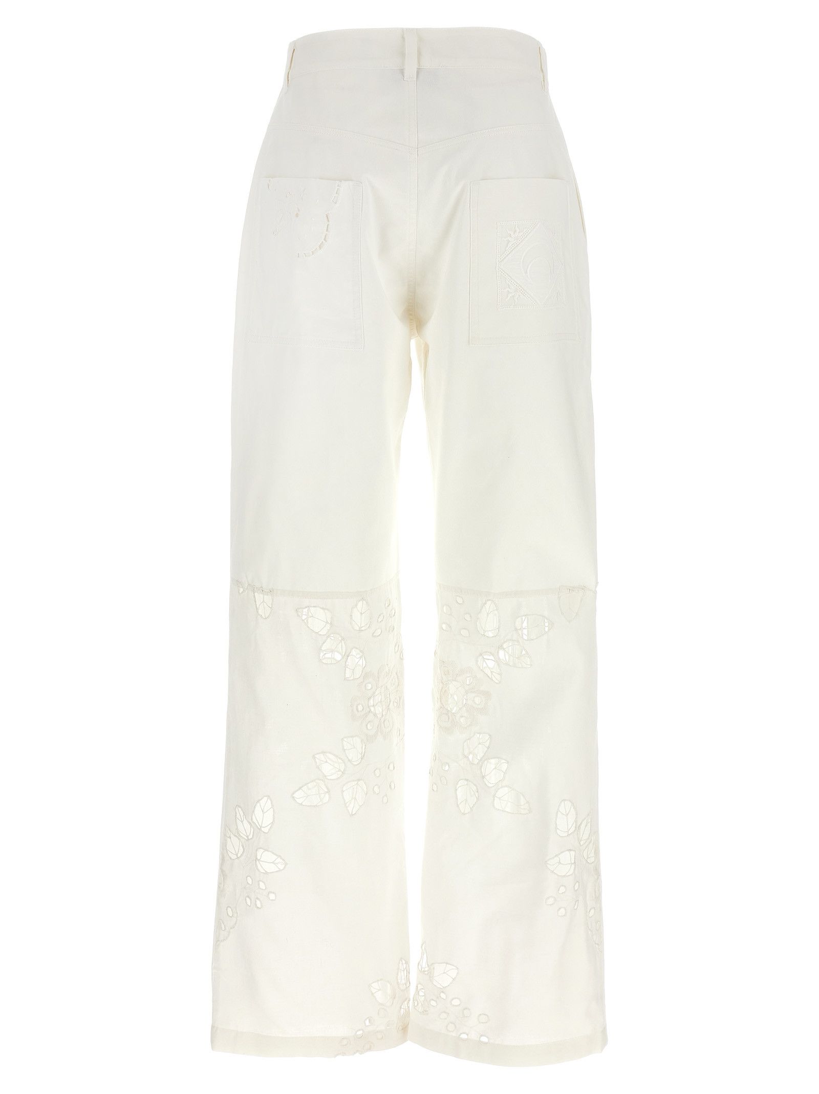 Marine Serre Cut-Out Embroidery Pants Size 32" / US 10 / IT 46 - 2 Thumbnail