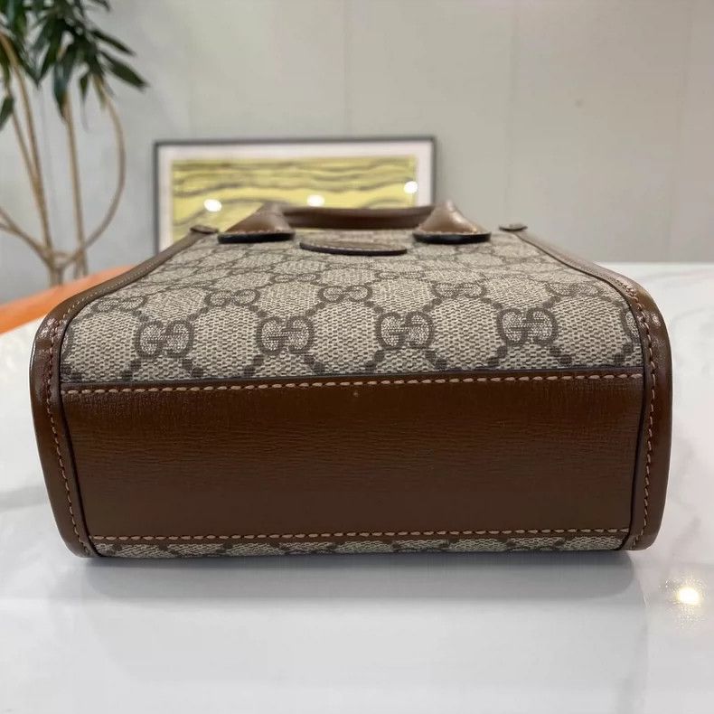Gucci Gucci Mini Tote Bag with Iconic Double G Size ONE SIZE - 5 Thumbnail