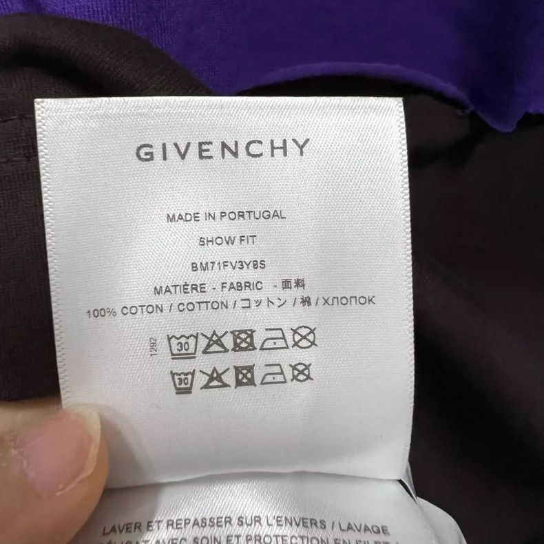 Givenchy Givenchy Color-blocked Short Sleeve Hoodie Size US M / EU 48-50 / 2 - 3 Thumbnail