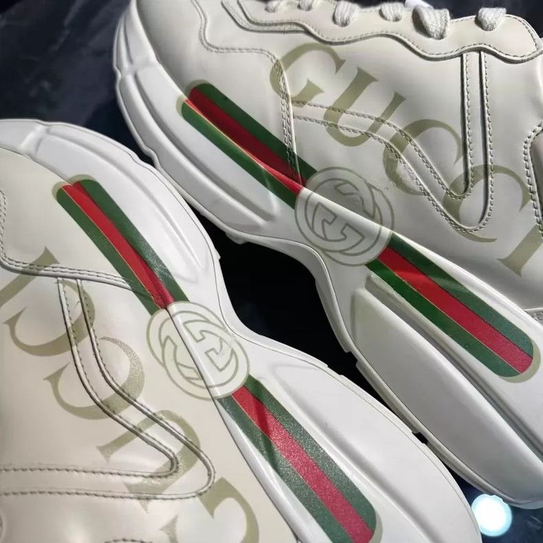 Gucci Gucci Dad Sneakers with Belt Design Size US 9 / EU 42 - 8 Thumbnail