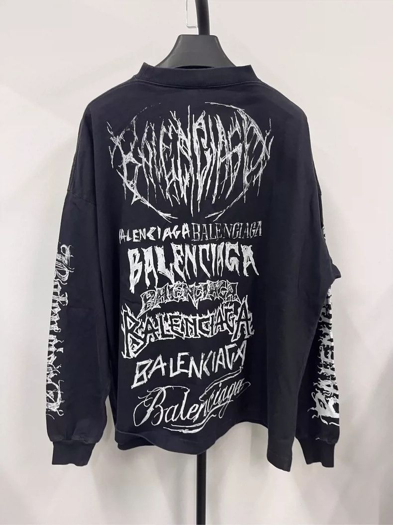 Balenciaga Balenciaga SS24 New Year Long Sleeve T-Shirt Size US S / EU 44-46 / 1 - 2 Thumbnail