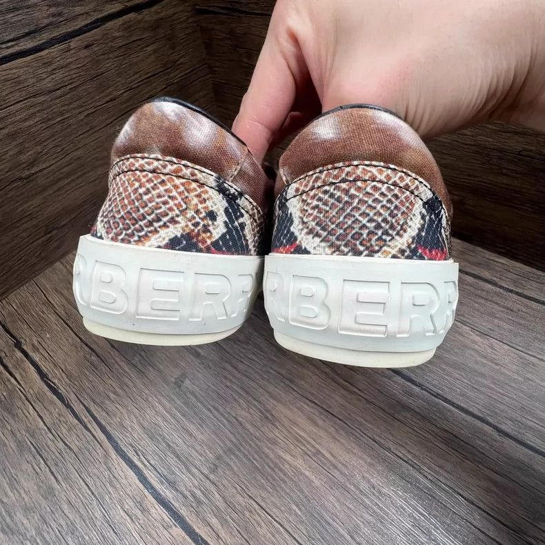 Burberry Burberry Leopard Print Canvas Sneakers Size 42 Size US 9 / EU 42 - 2 Thumbnail