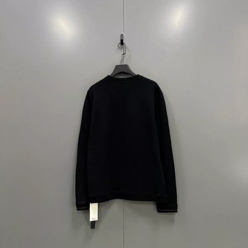 Gucci GUCCI Black Logo Embroidered Sweatshirt XXL Size US XXL / EU 58 / 5 - 2 Thumbnail